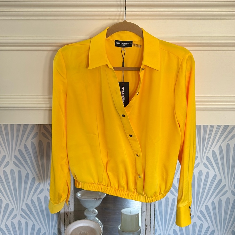 NWT Karl Lagerfeld shirt sz S